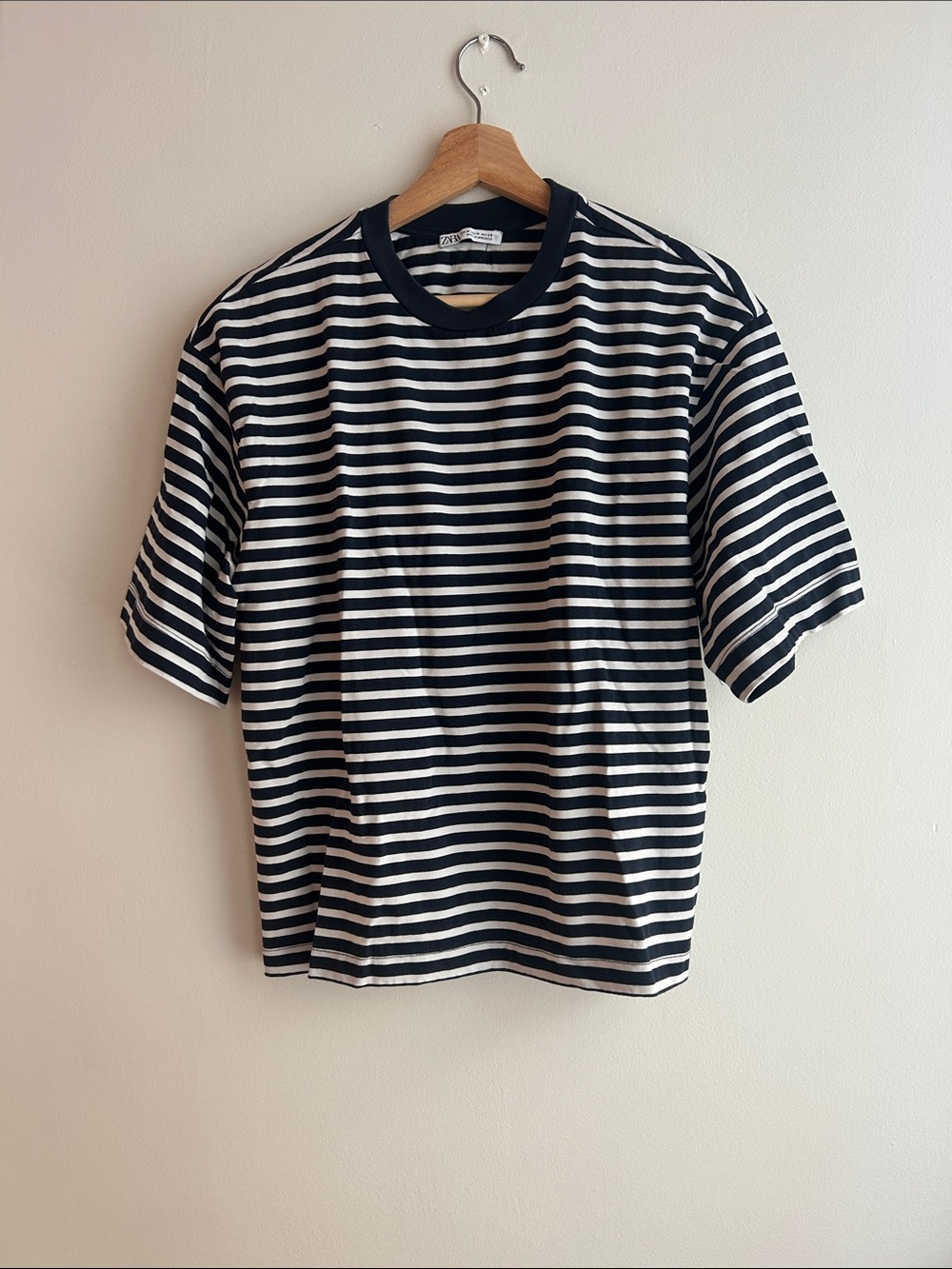 Zara Boxy T striped